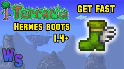 terraria seeds with Hermes boots